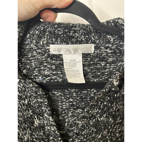 American Knitworks Womens Sweater Cardigan Button Down Cottagecore Size Medium - Picture 11 of 12